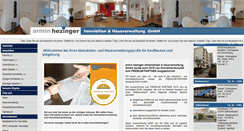 Desktop Screenshot of hezinger.immoprofessional.eu
