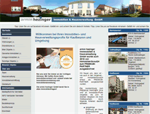 Tablet Screenshot of hezinger.immoprofessional.eu